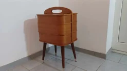 Dänische Nähkiste aus Teak, 1960er