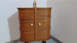 Dänische Nähkiste aus Teak, 1960er