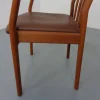 Dänischer Armlehnstuhl aus Teak & Leder von Dyrlund, 1970er