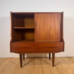 Dänischer Barschrank aus Teak, 1960er