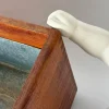 Dänischer Übertopf aus Teak mit Zinkwanne von Salin Furniture, 1970er
