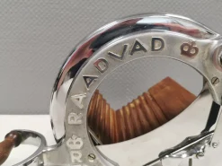 Dänischer Brotschneider aus Chrom & Mahagoni von Raadvad, 1960er