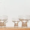 Dänischer Kerzenhalter aus Glas, 1960er