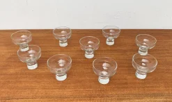 Dänischer Kerzenhalter aus Glas, 1960er