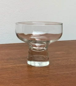 Dänischer Kerzenhalter aus Glas, 1960er