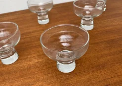 Dänischer Kerzenhalter aus Glas, 1960er