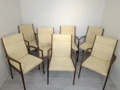 Dänischer Mid-Century Armlehnstuhl aus Holz im modernen Stil, 1960er