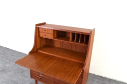 Dänischer Mid-Century Modern Teak Sekretär von Gunnar Nielsen für Tibergaard, 1960er