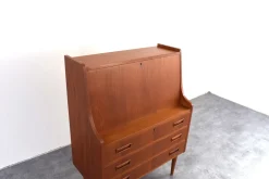 Dänischer Mid-Century Modern Teak Sekretär von Gunnar Nielsen für Tibergaard, 1960er