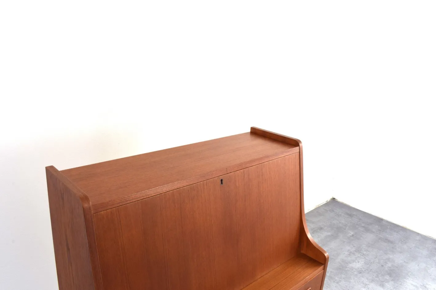 Dänischer Mid-Century Modern Teak Sekretär von Gunnar Nielsen für Tibergaard, 1960er