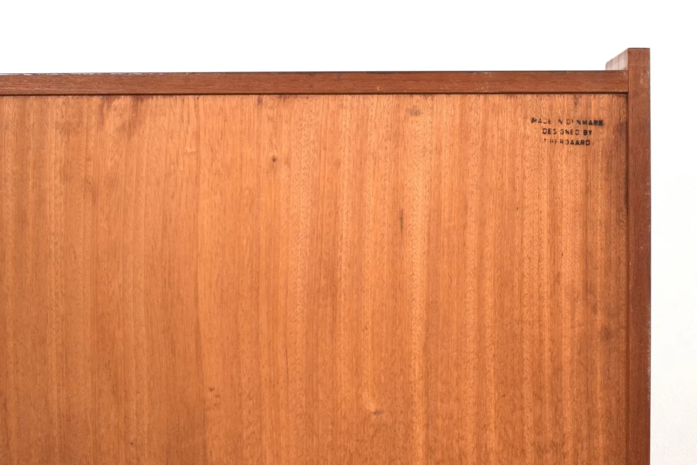 Dänischer Mid-Century Modern Teak Sekretär von Gunnar Nielsen für Tibergaard, 1960er