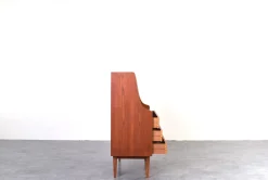 Dänischer Mid-Century Modern Teak Sekretär von Gunnar Nielsen für Tibergaard, 1960er