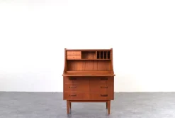 Dänischer Mid-Century Modern Teak Sekretär von Gunnar Nielsen für Tibergaard, 1960er