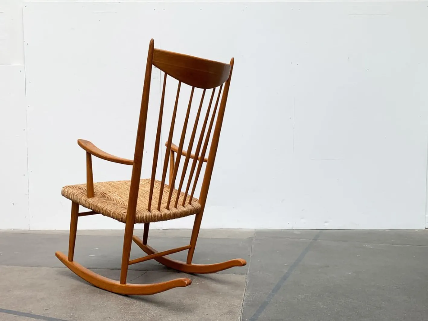 Dänischer Mid-Century Schaukelstuhl