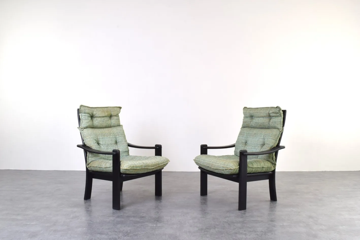 Dänischer Mid-Century Sessel & Couchtisch, 1970er, 3er Set