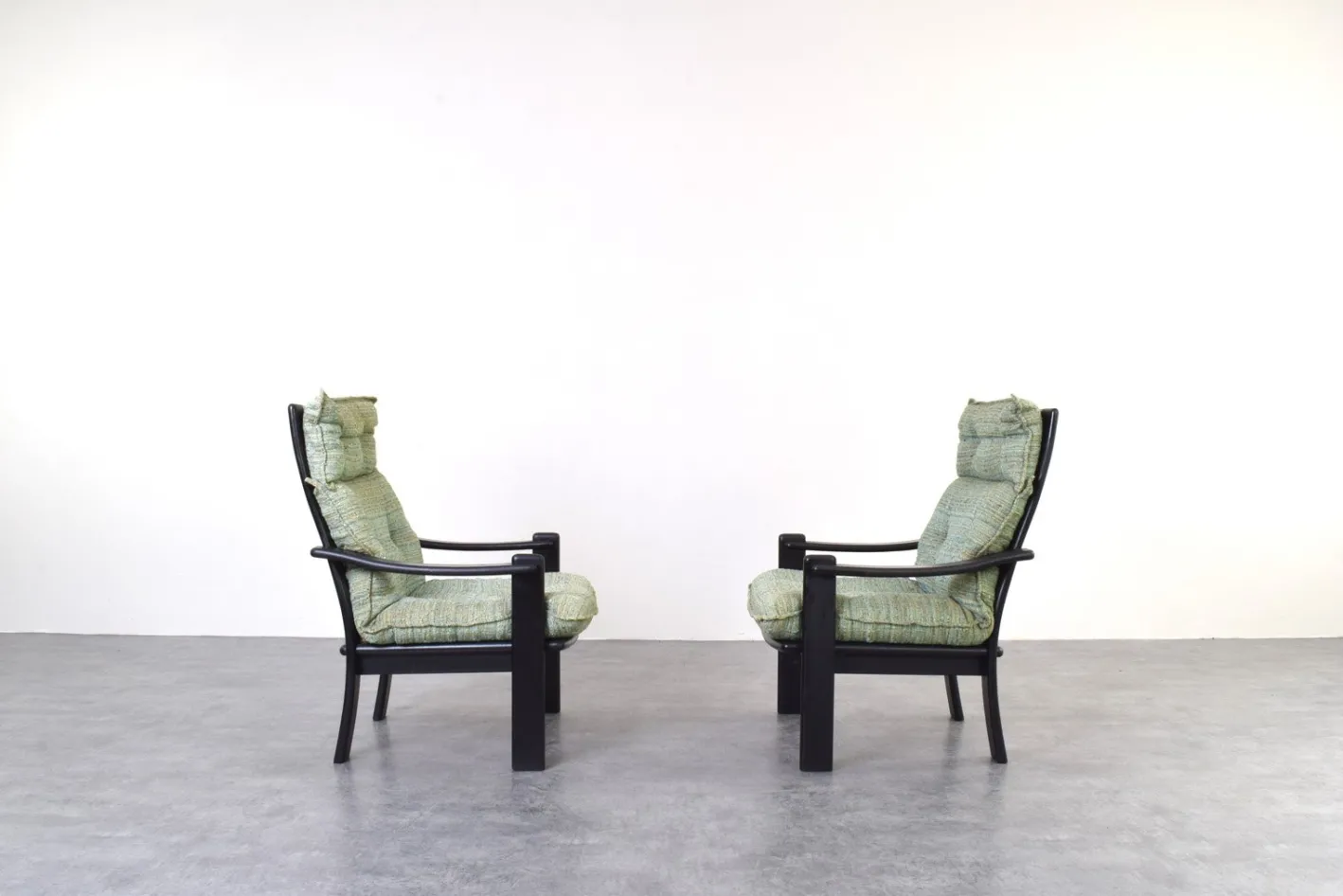 Dänischer Mid-Century Sessel & Couchtisch, 1970er, 3er Set