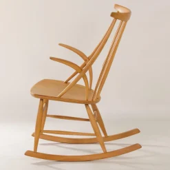 Dänischer Schaukelstuhl aus Buche von Illum Wikelso für Niels Eilsen, 1960er
