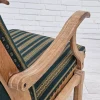 Dänischer Schaukelstuhl mit hoher Rückenlehne, 1950er
