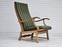 Dänischer Schaukelstuhl mit hoher Rückenlehne, 1950er
