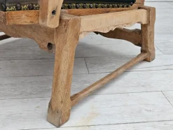 Dänischer Schaukelstuhl mit hoher Rückenlehne, 1950er