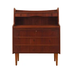 Dänischer Sekretär aus Teak, 1970er