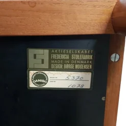 Dänischer Servierwagen von Børge Mogensen für Frédérica, 1960er