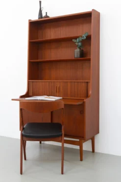 Dänischer Sonja Beistellstuhl aus Teak von Johannes Andersen für Vamo, 1960er