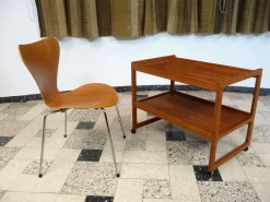 Dänischer Teak Servierwagen, 1960er