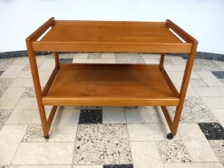 Dänischer Teak Servierwagen, 1960er