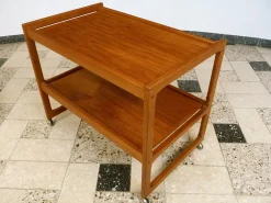 Dänischer Teak Servierwagen, 1960er