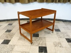 Dänischer Teak Servierwagen, 1960er