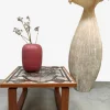 Dänischer Vintage Beistelltisch aus Keramik & Teak, 1970er