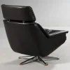 Dänischer Vintage Ledersessel von Werner Langenfeld, 1970er