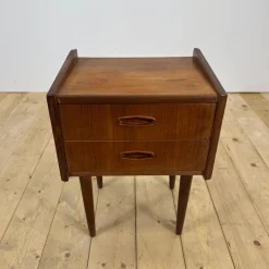 Dänischer Vintage Teak Nachttisch, 1960er