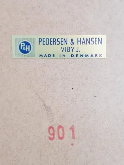 Dänischer Wandspiegel von Pedersen & Hansen