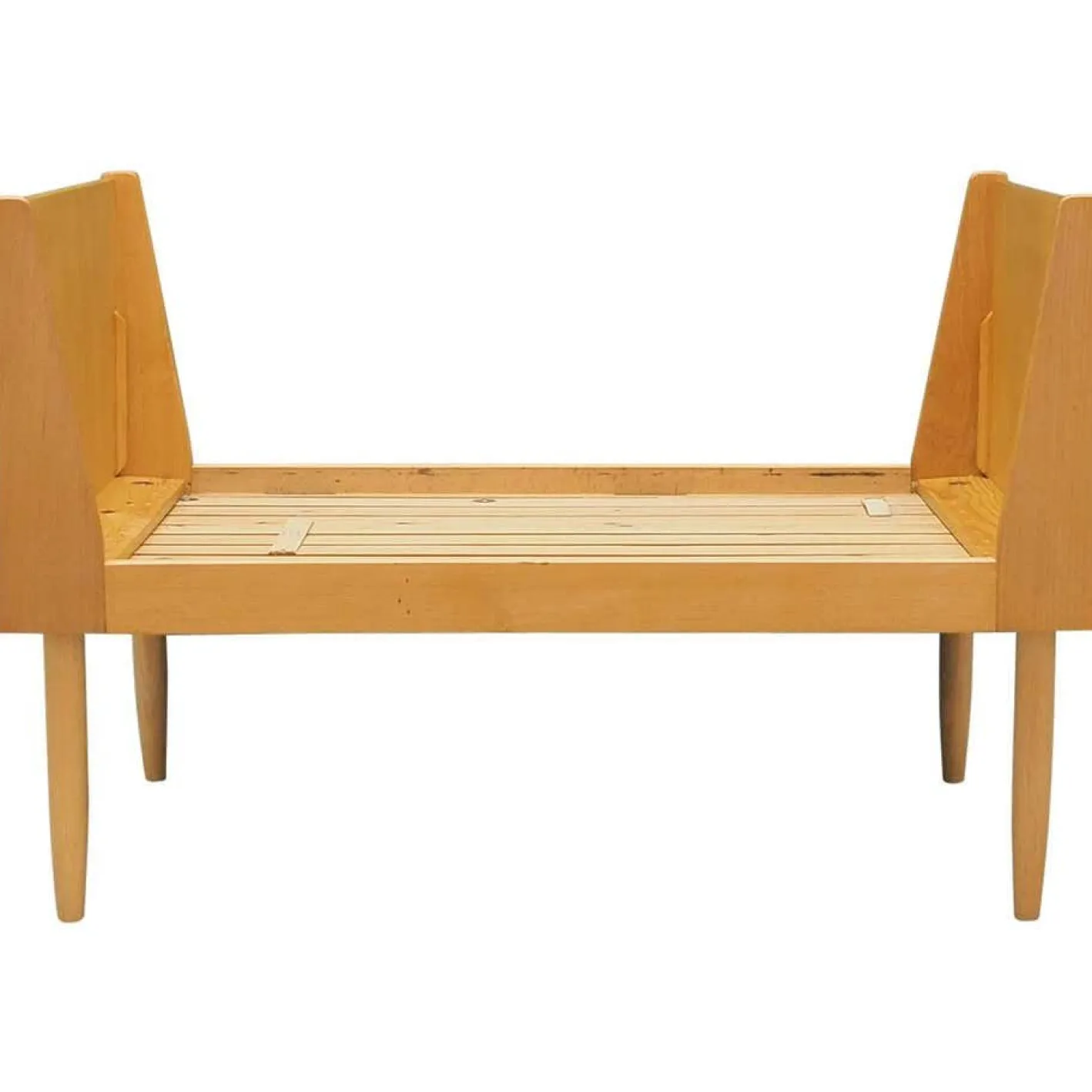 Dänisches Bettgestell aus Eschenholz, 1960er