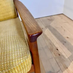 Dänische Sessel mit Gestell aus Teak, 1960er, 2er Set