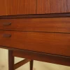 Dänisches Highboard aus Teak, 1960er