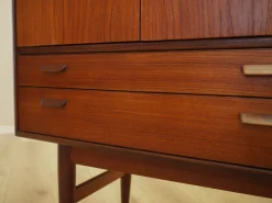 Dänisches Highboard aus Teak, 1960er