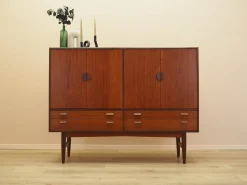 Dänisches Highboard aus Teak, 1960er