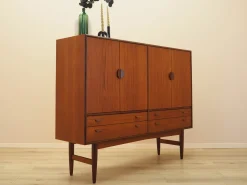 Dänisches Highboard aus Teak, 1960er