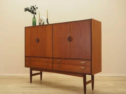 Dänisches Highboard aus Teak, 1960er