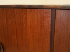 Dänisches Highboard aus Teak, 1960er