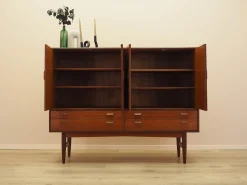 Dänisches Highboard aus Teak, 1960er