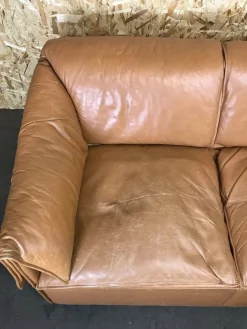 Dänisches Ledersofa von Niels Bendtsen Lotus für N. Eilersen Design, 1970er