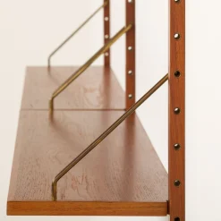 Dänisches Mid-Century Modern Teak Regalsystem von Poul Cadovius, 1960er