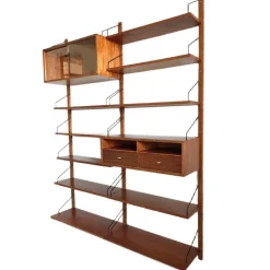 Dänisches Mid-Century Royal Wandregal von Poul Cadovius, 1950er