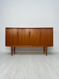 Dänisches Mid-Century Teak Highboard von Axel Christensen für Aco Møbler, 1960er