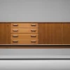 Dänisches Sideboard aus Teak von Gunnar Nielsen für Tibergaard, 1960er