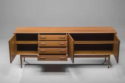 Dänisches Sideboard aus Teak von Gunnar Nielsen für Tibergaard, 1960er